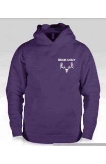 Buck Ugly Deer Hoodie Purple