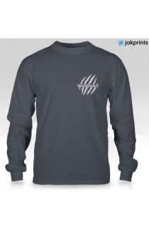 Buck Ugly Bear Long Sleeve T~Shirt Charcoal