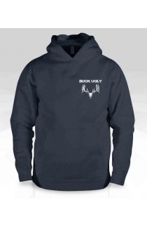 Buck Ugly Deer Hoodie Black