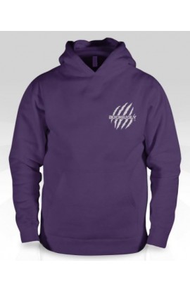Buck Ugly Bear Hoodie Purple