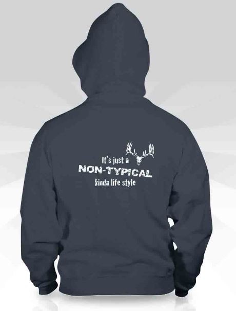 Buck Ugly Deer Hoodie Black